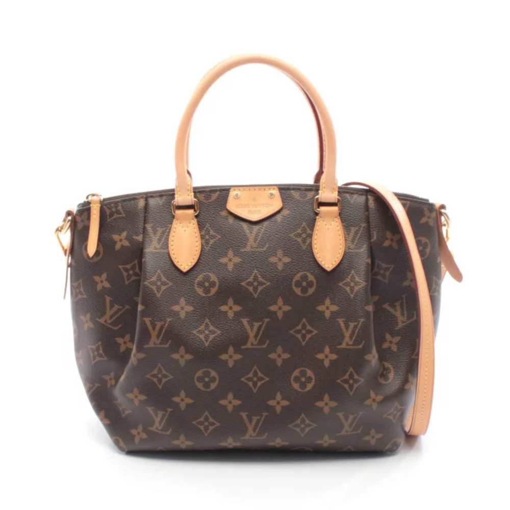 Louis Vuitton Turenne Handbag Canvas Leather Monogram Brown